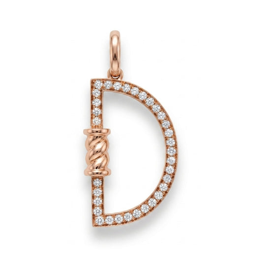 14K 0.24cttw Round VS White Diamond Pendant