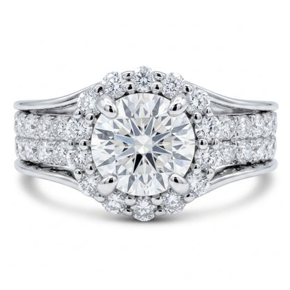 14K 1.00ct VS Round White Diamond 0.95cttw VS White Diamonds Ring