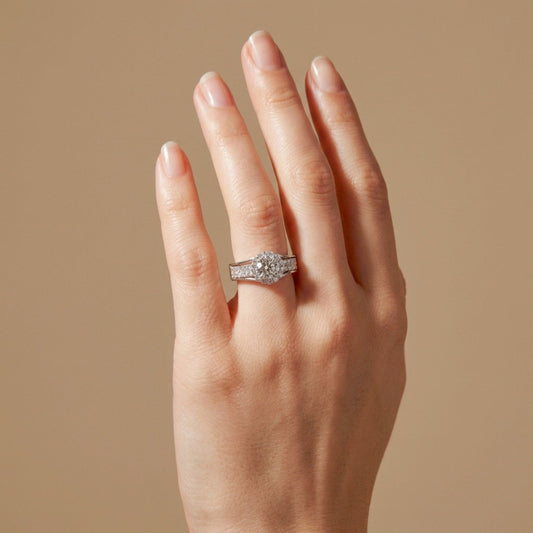 14K 1.00ct VS Round White Diamond 0.95cttw VS White Diamonds Ring