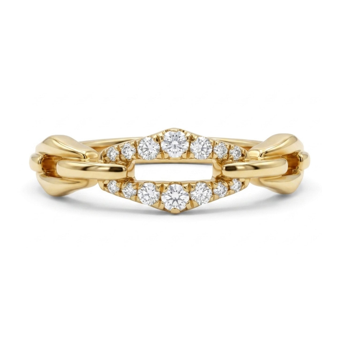 14K 0.12cttw Round White Diamond Ring