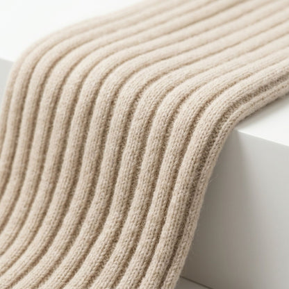 100% Cashmere Ribbed Scarf