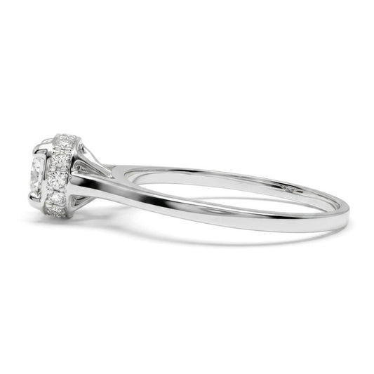 14K 0.60ct Round VS White Diamond 0.10cttw VS White Diamonds Ring