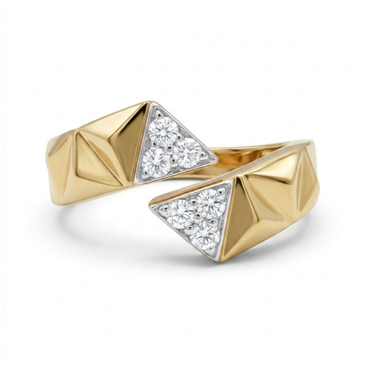 14K 0.16cttw Round White Diamond Ring