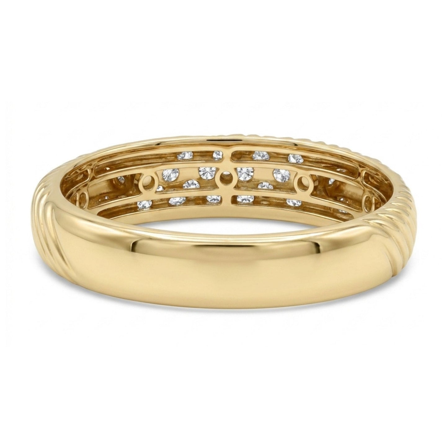 14K 0.32cttw Round White Diamond Ring