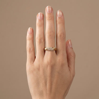 14K 0.32cttw Round White Diamond Ring