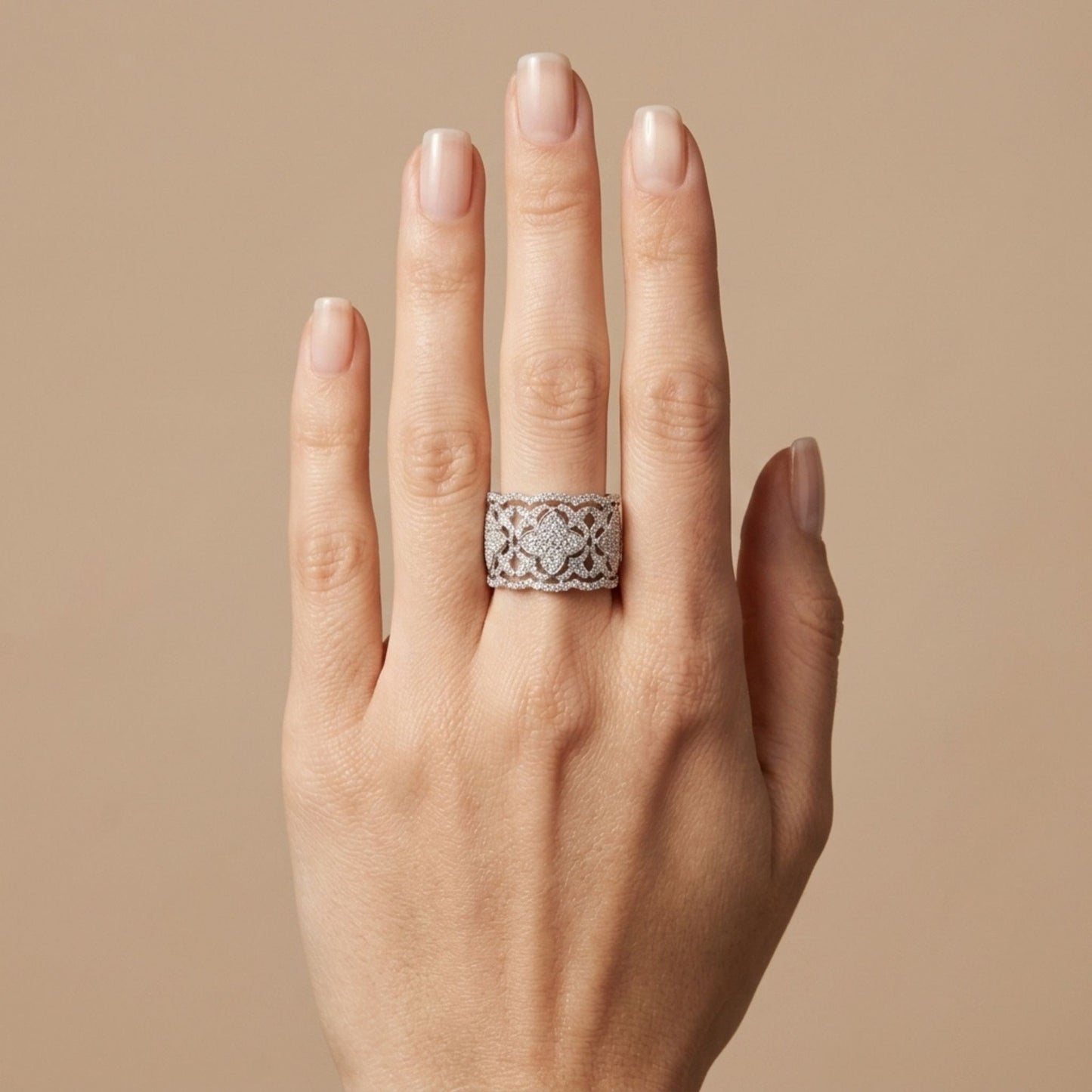 18K 2.00cttw Round White Diamond Ring