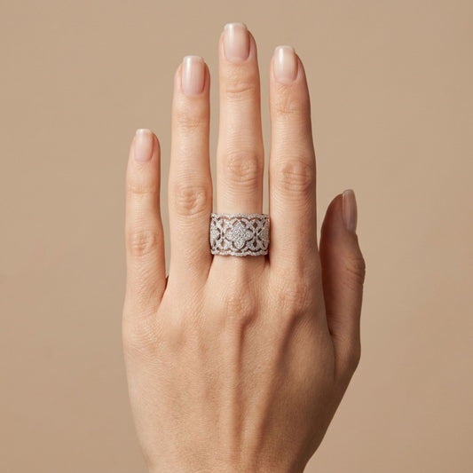 18K 2.00cttw Round White Diamond Ring