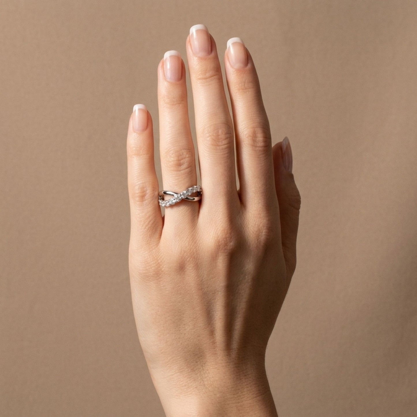 Platinum 1.00cttw Round White Diamond Ring