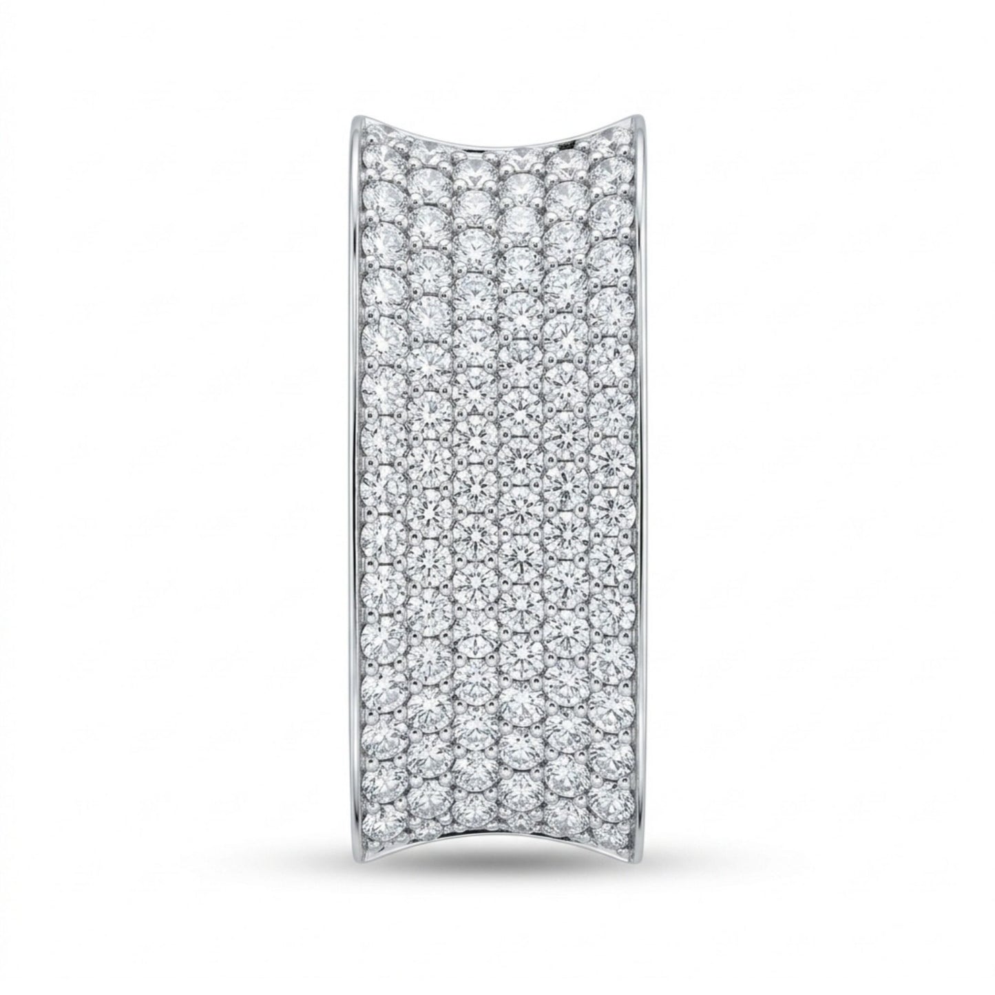 Platinum 2.09cttw Round White Diamond Pendant