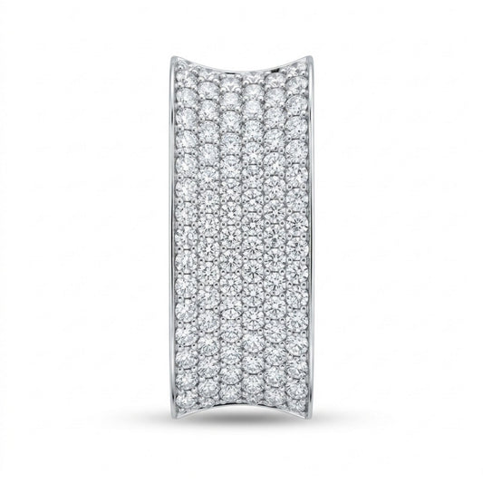 Platinum 2.09cttw Round White Diamond Pendant