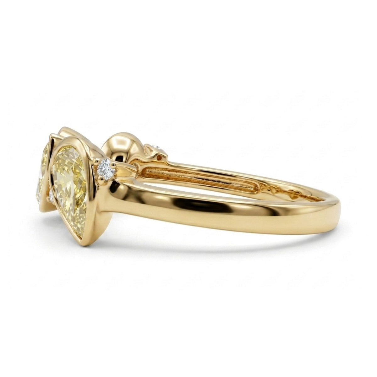 14K 1.42cttw VS Yellow Diamonds 0.04cttw VS White Diamonds Band Ring