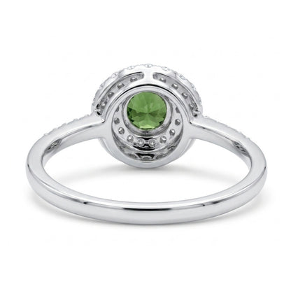 14K 1.20ct Oval Alexandrite 0.68cttw VS White Diamonds Ring GIA #7548629712