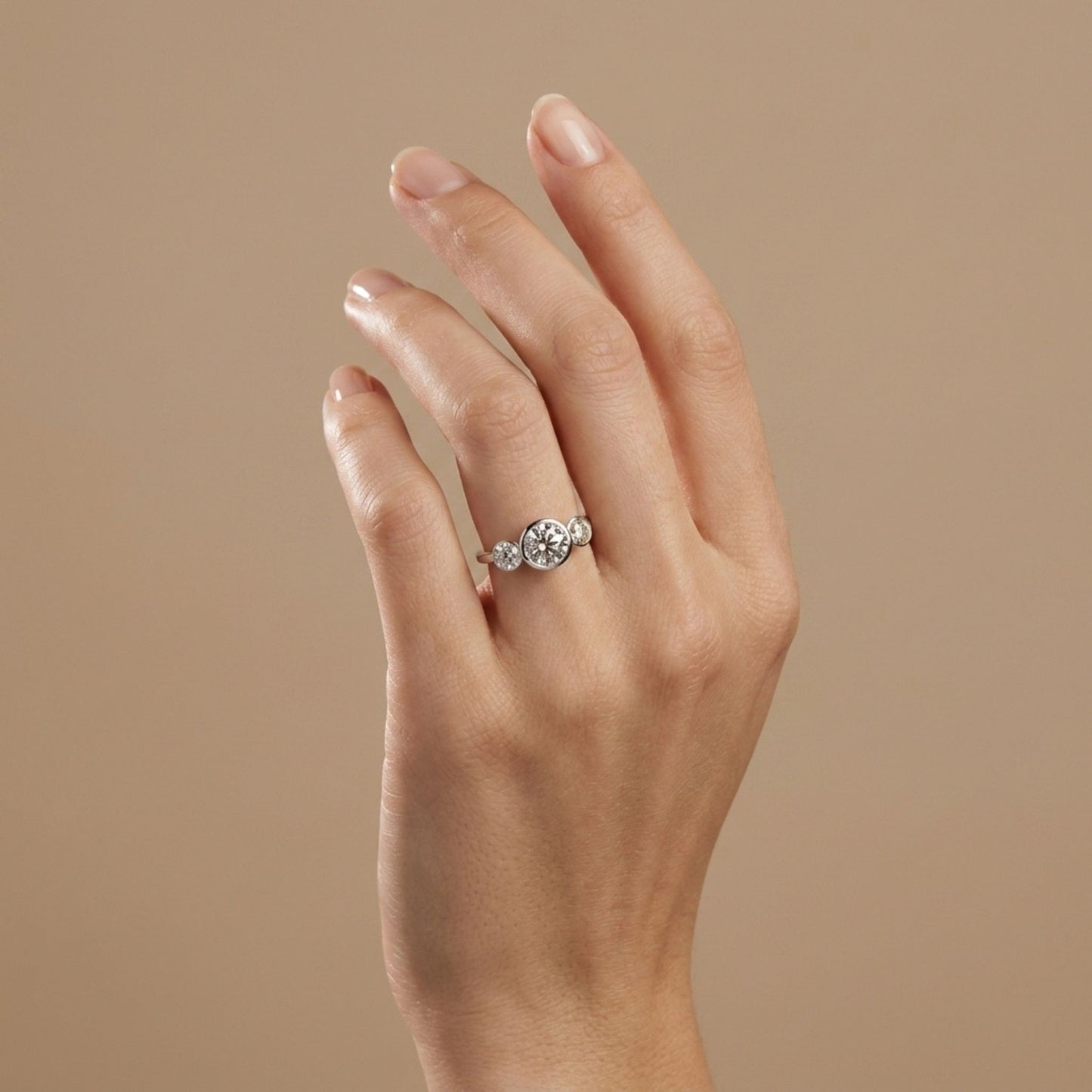 14K 1.61cttw Round VS White Diamonds Ring