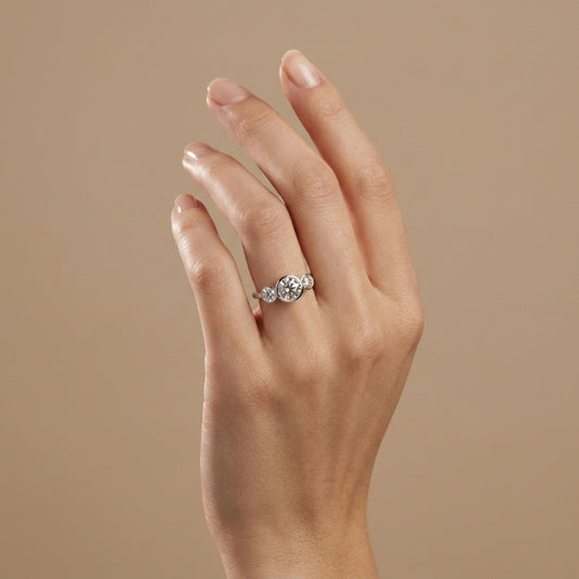 14K 1.61cttw Round VS White Diamonds Ring
