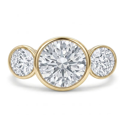 14K 1.61cttw Round VS White Diamonds Ring