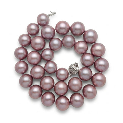 14K 12-14mm Freshwater Pink Pearl Necklace