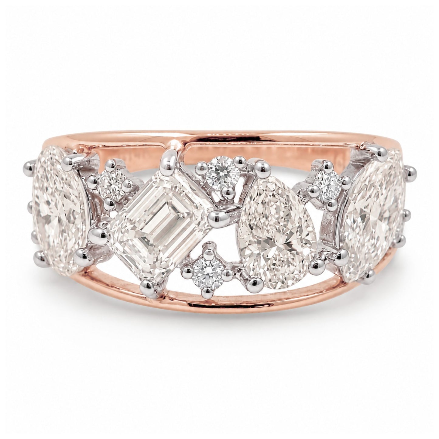 14K 2.10cttw VS White Diamond 0.16cttw VS White Diamonds Ring