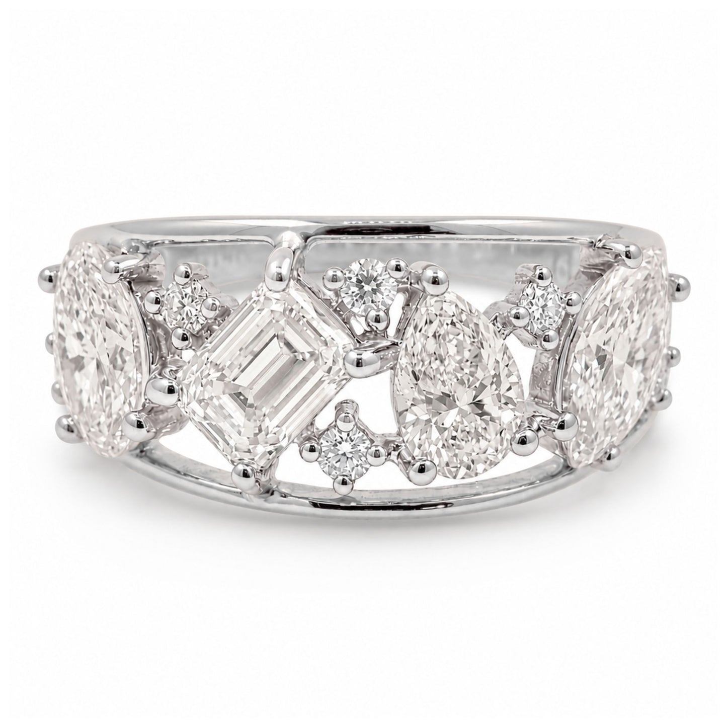 14K 2.10cttw VS White Diamond 0.16cttw VS White Diamonds Ring