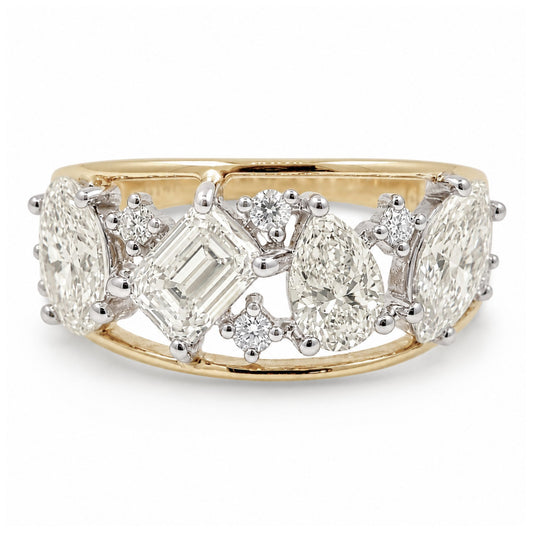 14K 2.00cttw VS White Diamond 0.15cttw VS White Diamonds Ring