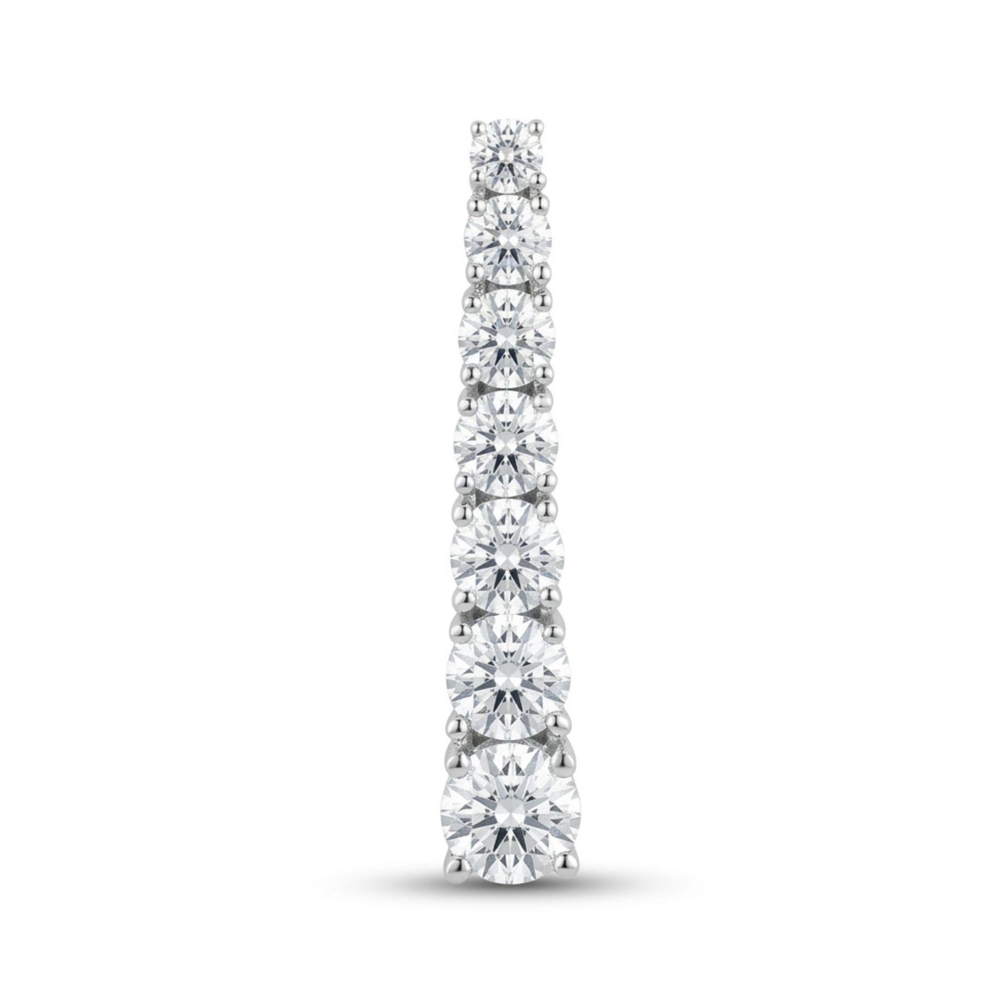 14K 2.00cttw Round VS White Diamond Pendant