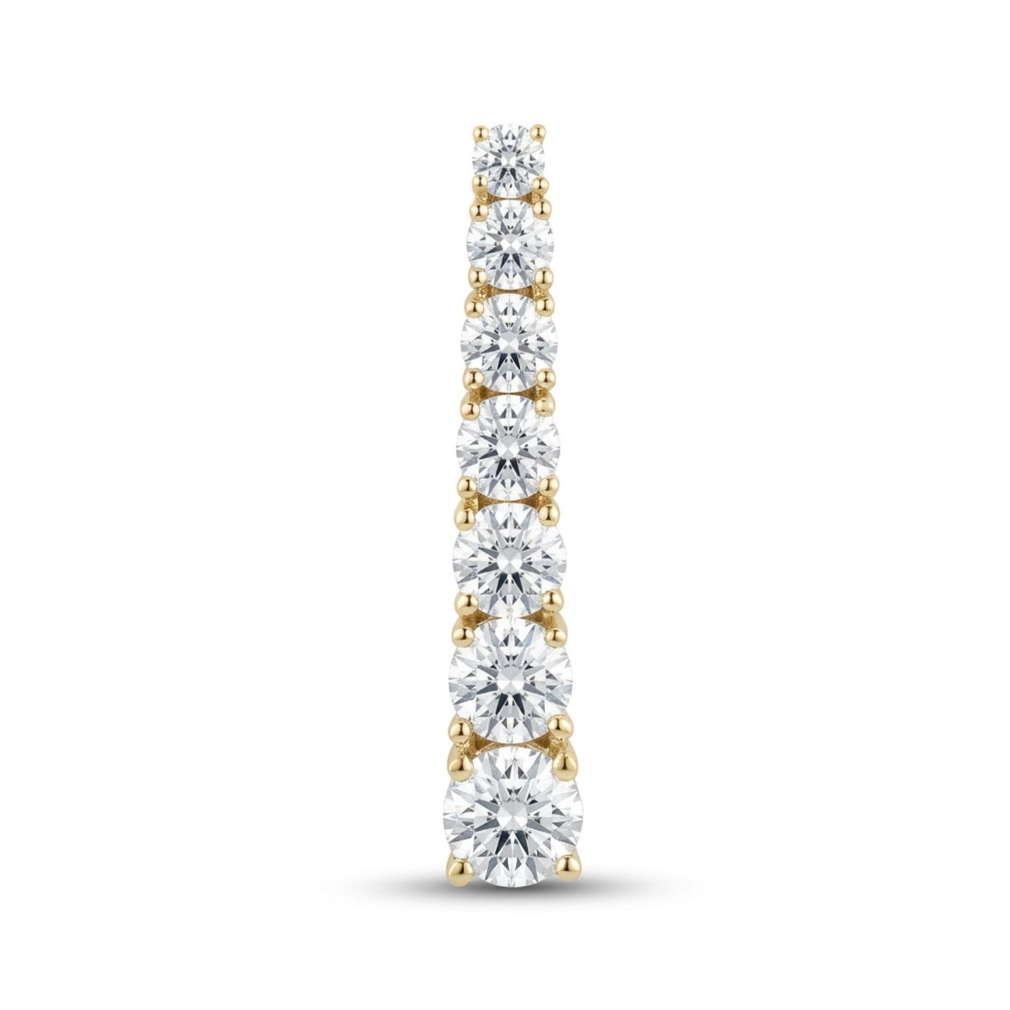 14K 2.00cttw Round VS White Diamond Pendant