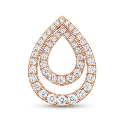 14K 1.00cttw Round VS White Diamond Pendant