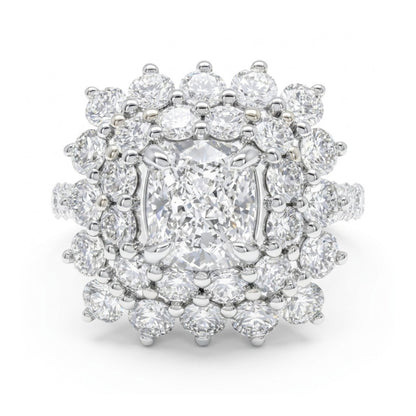 14K 1.01ct Round VS White Diamond 1.96cttw VS White Diamonds Ring GIA #2424491806