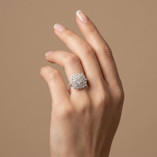 14K 1.01ct Round VS White Diamond 1.96cttw VS White Diamonds Ring GIA #2424491806