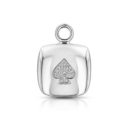 14K Customizable Playing Card Pendant