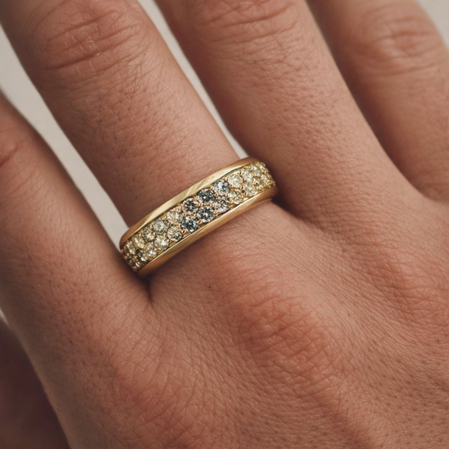 14K 1.63cttw Round Multi-Color Diamond Men's Ring