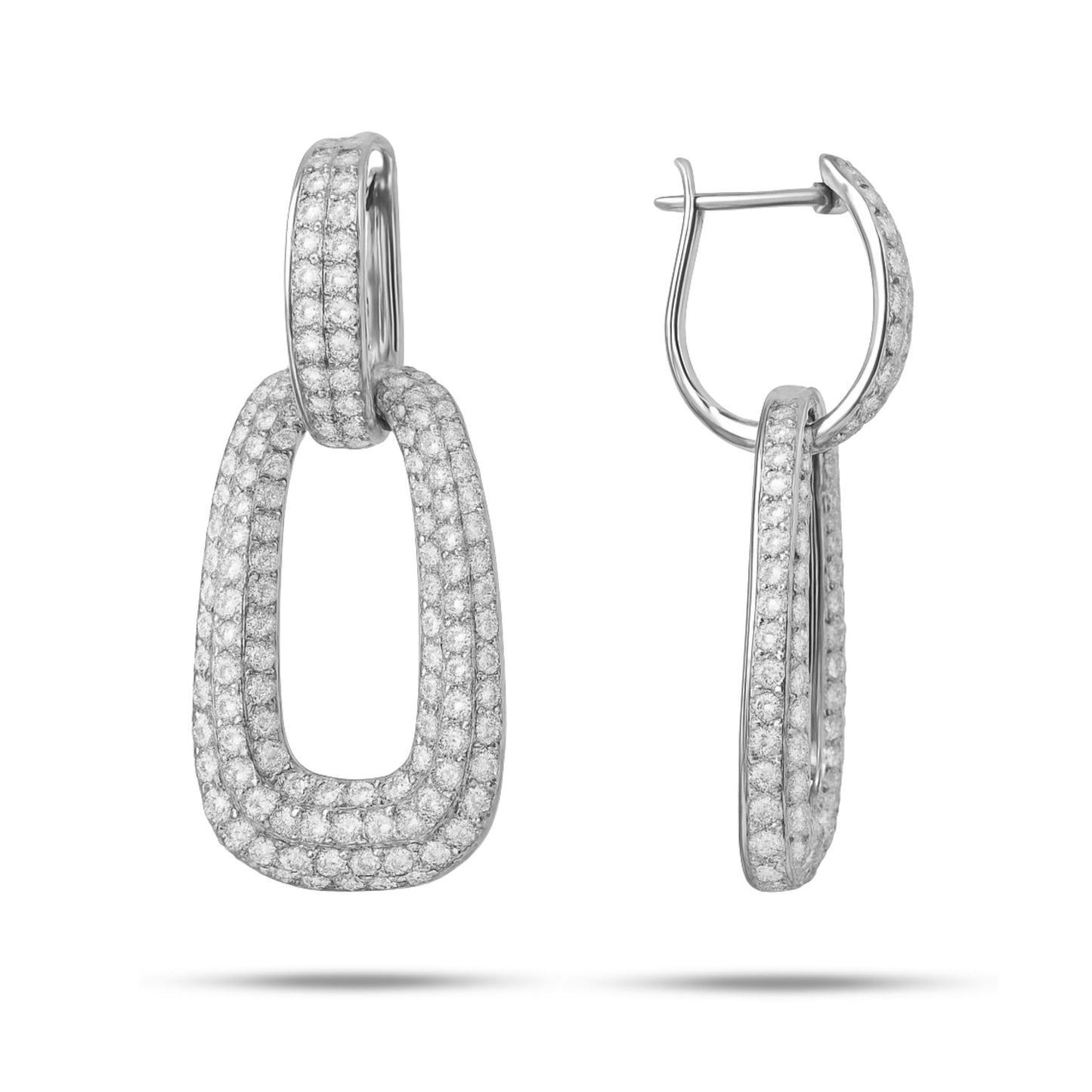 14K 2.65cttw VS White Diamond Drop Earrings