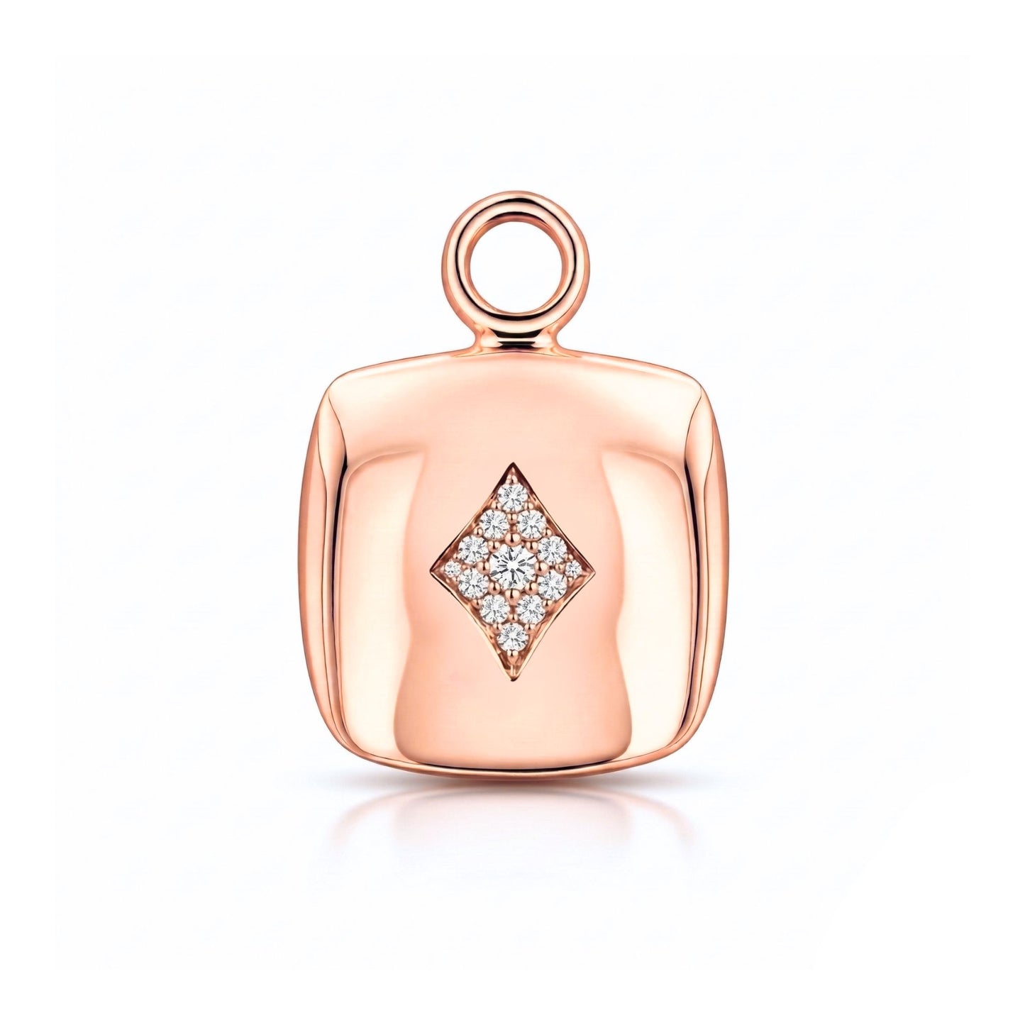 14K Customizable Playing Card Pendant