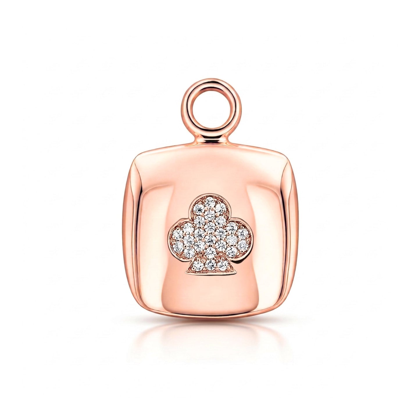 14K Customizable Playing Card Pendant