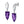 Load image into Gallery viewer, 14K 5.11cttw Fancy Cut Amethyst and Diamond Earrings
