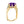 Load image into Gallery viewer, 14K 3.00ct Fancy Octagon Cut Amethyst and Diamond Ring
