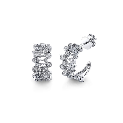 14K 0.62cttw VS White Diamond Raindrop Earrings