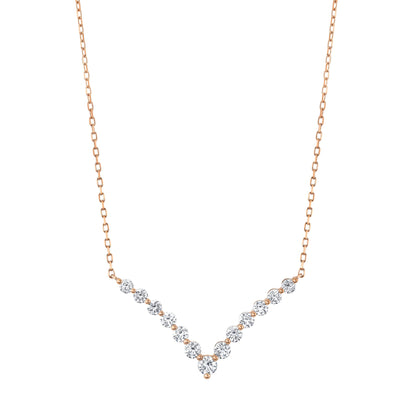 14K 1.06cttw VS White Diamond Wonder Necklace