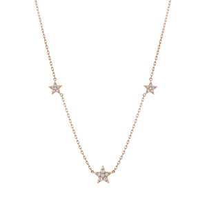 TVON 14K 0.25cttw VS Diamond Star Necklace