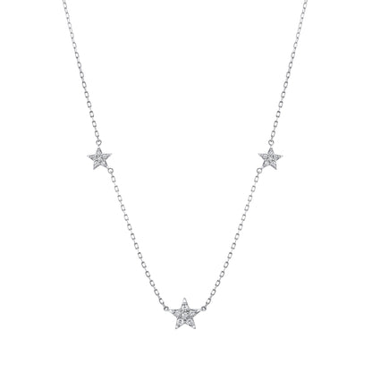 TVON 14K 0.25cttw VS Diamond Star Necklace