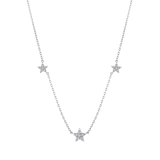 TVON 14K 0.25cttw VS Diamond Star Necklace