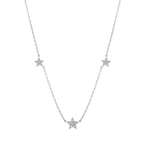 TVON 14K 0.25cttw VS Diamond Star Necklace