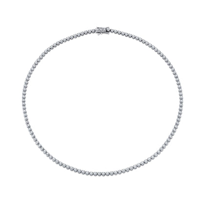 TVON 14K VS Diamond Tennis Necklace