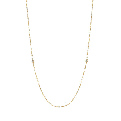 14K 0.04cttw VS Diamond Chain