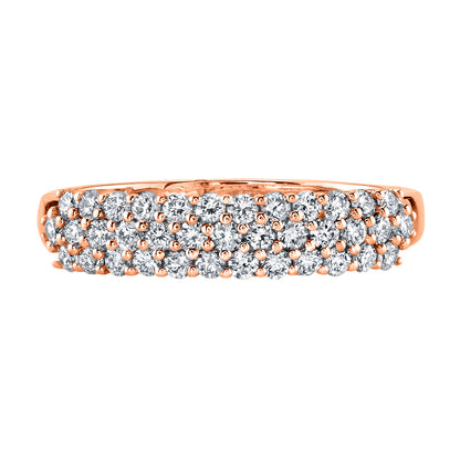 14K 0.70cttw VS White Diamond Band Ring