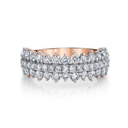 14K 1.47cttw VS White Diamond Band Ring