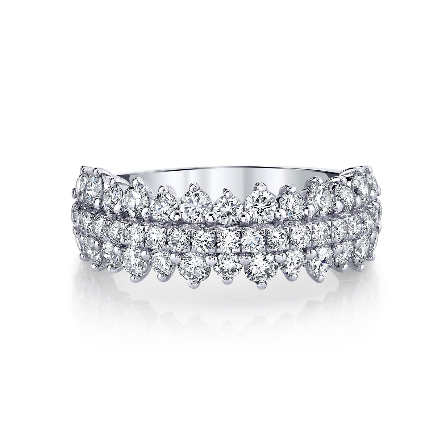 14K 1.47cttw VS White Diamond Band Ring