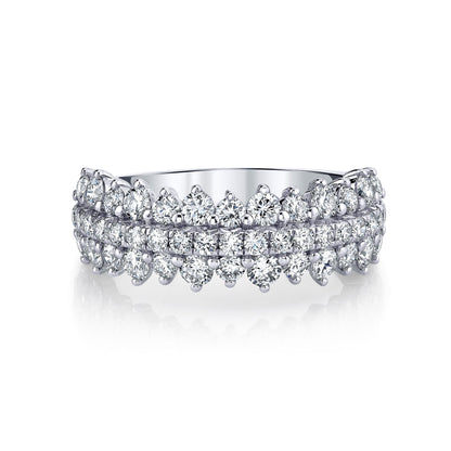 14K 1.47cttw VS White Diamond Band Ring