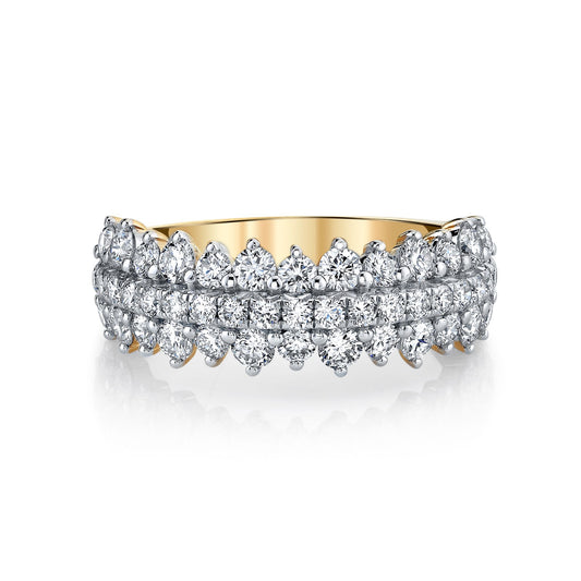 14K 1.47cttw VS White Diamond Band Ring
