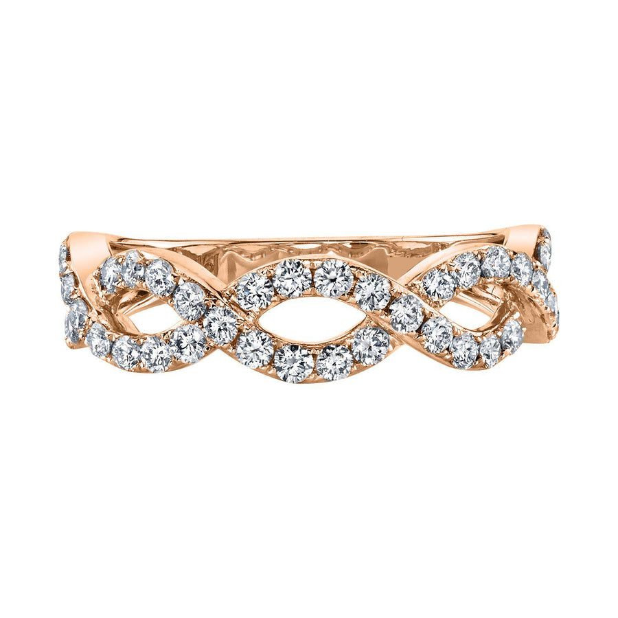 TVON 14K 0.72cttw VS Diamond Infinity Band Ring