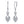 Load image into Gallery viewer, TVON 14K 1.03cttw VS Diamond Drop Earrings

